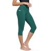 imageODODOS ODCLOUD Buttery Soft Lounge Yoga Capris with Pockets for Women 14quot  19quot  21quot High Waist Capri LeggingsStorm Teal