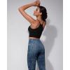 imageODODOS Womens High Waisted Yoga Capris with Pockets Tummy Control Non See Through Workout Athletic Running Capri LeggingsBlue Leopard