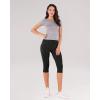 imageODODOS Womens High Waisted Yoga Capris with Pockets Tummy Control Non See Through Workout Athletic Running Capri LeggingsCamo Black