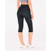 imageODODOS Womens High Waisted Yoga Capris with Pockets Tummy Control Non See Through Workout Athletic Running Capri LeggingsCamo Dark Gray