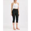 imageODODOS Womens High Waisted Yoga Capris with Pockets Tummy Control Non See Through Workout Athletic Running Capri LeggingsCharcoal Camo