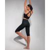 imageODODOS Womens High Waisted Yoga Capris with Pockets Tummy Control Non See Through Workout Athletic Running Capri LeggingsCharcoal Leopard