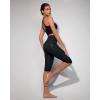 imageODODOS Womens High Waisted Yoga Capris with Pockets Tummy Control Non See Through Workout Athletic Running Capri LeggingsCharcoal Leopard