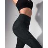 imageODODOS Womens High Waisted Yoga Capris with Pockets Tummy Control Non See Through Workout Athletic Running Capri LeggingsCharcoal Leopard