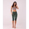 imageODODOS Womens High Waisted Yoga Capris with Pockets Tummy Control Non See Through Workout Athletic Running Capri LeggingsColorful Camo