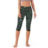 imageODODOS Womens High Waisted Yoga Capris with Pockets Tummy Control Non See Through Workout Athletic Running Capri LeggingsColorful Camo