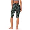 imageODODOS Womens High Waisted Yoga Capris with Pockets Tummy Control Non See Through Workout Athletic Running Capri LeggingsColorful Camo