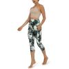 imageODODOS Womens High Waisted Yoga Capris with Pockets Tummy Control Non See Through Workout Athletic Running Capri LeggingsCrosstalk