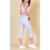 imageODODOS Womens High Waisted Yoga Capris with Pockets Tummy Control Non See Through Workout Athletic Running Capri LeggingsDalmatian