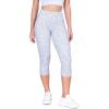 imageODODOS Womens High Waisted Yoga Capris with Pockets Tummy Control Non See Through Workout Athletic Running Capri LeggingsDalmatian