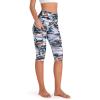imageODODOS Womens High Waisted Yoga Capris with Pockets Tummy Control Non See Through Workout Athletic Running Capri LeggingsFine Art