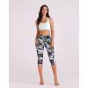 imageODODOS Womens High Waisted Yoga Capris with Pockets Tummy Control Non See Through Workout Athletic Running Capri LeggingsFine Art Wine