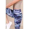 imageODODOS Womens High Waisted Yoga Capris with Pockets Tummy Control Non See Through Workout Athletic Running Capri LeggingsGraphic Purple