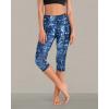 imageODODOS Womens High Waisted Yoga Capris with Pockets Tummy Control Non See Through Workout Athletic Running Capri LeggingsIndigo