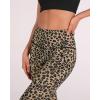 imageODODOS Womens High Waisted Yoga Capris with Pockets Tummy Control Non See Through Workout Athletic Running Capri LeggingsLeopard