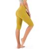 imageODODOS Womens High Waisted Yoga Capris with Pockets Tummy Control Non See Through Workout Athletic Running Capri LeggingsMango Mint