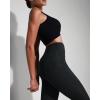 imageODODOS Womens High Waisted Yoga Capris with Pockets Tummy Control Non See Through Workout Athletic Running Capri LeggingsNight Rain
