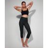 imageODODOS Womens High Waisted Yoga Capris with Pockets Tummy Control Non See Through Workout Athletic Running Capri LeggingsNight Rain