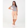 imageODODOS Womens High Waisted Yoga Capris with Pockets Tummy Control Non See Through Workout Athletic Running Capri LeggingsPeach