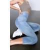 imageODODOS Womens High Waisted Yoga Capris with Pockets Tummy Control Non See Through Workout Athletic Running Capri LeggingsTie Dye Blue