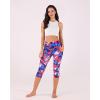 imageODODOS Womens High Waisted Yoga Capris with Pockets Tummy Control Non See Through Workout Athletic Running Capri LeggingsTriangle