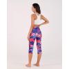 imageODODOS Womens High Waisted Yoga Capris with Pockets Tummy Control Non See Through Workout Athletic Running Capri LeggingsTriangle