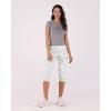 imageODODOS Womens High Waisted Yoga Capris with Pockets Tummy Control Non See Through Workout Athletic Running Capri LeggingsWhite Camo