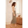 imageODODOS Womens Wide Leg Palazzo Lounge Cropped Pants with Pockets Light Weight Comfy Pajama Capri Pants2022quot 24quot InseamPeanut
