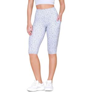 imageODODOS Womens High Waisted Yoga Capris with Pockets Tummy Control Non See Through Workout Athletic Running Capri LeggingsDalmatian