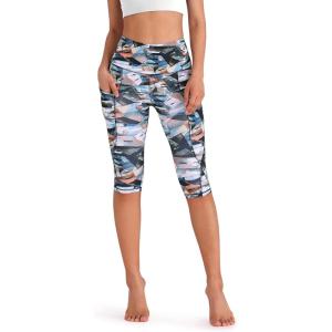 imageODODOS Womens High Waisted Yoga Capris with Pockets Tummy Control Non See Through Workout Athletic Running Capri LeggingsFine Art