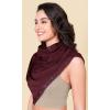 imageODODOS Cloud Feeling Customizable Snap Scarf for Women Casual Convertible Wrap Shawl Cape CardigansBurgundy