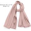 imageODODOS Cloud Feeling Customizable Snap Scarf for Women Casual Convertible Wrap Shawl Cape CardigansDusty Pink