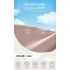 imageODODOS Cloud Feeling Customizable Snap Scarf for Women Casual Convertible Wrap Shawl Cape CardigansDusty Pink