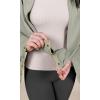 imageODODOS Cloud Feeling Customizable Snap Scarf for Women Casual Convertible Wrap Shawl Cape CardigansLime Stone