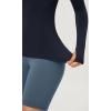 imageODODOS Cloud Feeling Long Sleeve Shirts with Thumb Hole for Women Crew Neck Yoga Tee Workout TopsDeep Navy