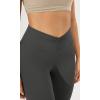 imageODODOS Cloud Feeling Ruched Flared Yoga Pants for Women High Waist Casual Bootcut Pants  30quot  32quot InseamCharcoal