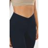 imageODODOS Cloud Feeling Ruched Flared Yoga Pants for Women High Waist Casual Bootcut Pants  30quot  32quot InseamDeep Navy