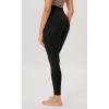imageODODOS Cloud Feeling Twist Yoga Leggings for Women 25quot  28quot High Waist Crossover Yoga PantsBlack