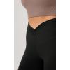 imageODODOS Cloud Feeling Twist Yoga Leggings for Women 25quot  28quot High Waist Crossover Yoga PantsBlack