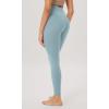 imageODODOS Cloud Feeling Twist Yoga Leggings for Women 25quot  28quot High Waist Crossover Yoga PantsChambray