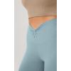 imageODODOS Cloud Feeling Twist Yoga Leggings for Women 25quot  28quot High Waist Crossover Yoga PantsChambray