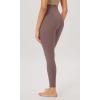 imageODODOS Cloud Feeling Twist Yoga Leggings for Women 25quot  28quot High Waist Crossover Yoga PantsPurple Taupe