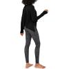 imageODODOS Long Sleeve Tee for Women with Thumb Hole Athletic Gym Workout Crop Tops Yoga ShirtsBlack