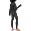 imageODODOS Long Sleeve Tee for Women with Thumb Hole Athletic Gym Workout Crop Tops Yoga ShirtsBlackwashed