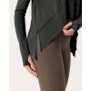 imageODODOS Long Sleeve Tee for Women with Thumb Hole Athletic Gym Workout Crop Tops Yoga ShirtsBlackwashed