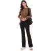 imageODODOS Long Sleeve Tee for Women with Thumb Hole Athletic Gym Workout Crop Tops Yoga ShirtsCocoa Brownwashed