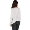 imageODODOS Long Sleeve Tee for Women with Thumb Hole Athletic Gym Workout Crop Tops Yoga ShirtsHeather Greywashed