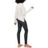 imageODODOS Long Sleeve Tee for Women with Thumb Hole Athletic Gym Workout Crop Tops Yoga ShirtsIvorywashed