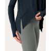 imageODODOS Long Sleeve Tee for Women with Thumb Hole Athletic Gym Workout Crop Tops Yoga ShirtsMidnight