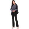imageODODOS Long Sleeve Tee for Women with Thumb Hole Athletic Gym Workout Crop Tops Yoga ShirtsNavy Bluewashed